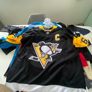 Black and Yellow Hockey Jersey